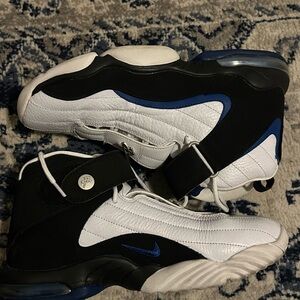 Nike “Penny”White Black Blue Retro Sneakers